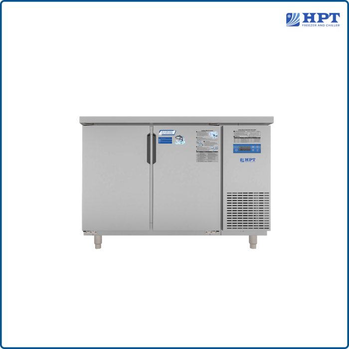 Tủ bàn đông quạt gió 2 cánh mở inox 1200x600x850