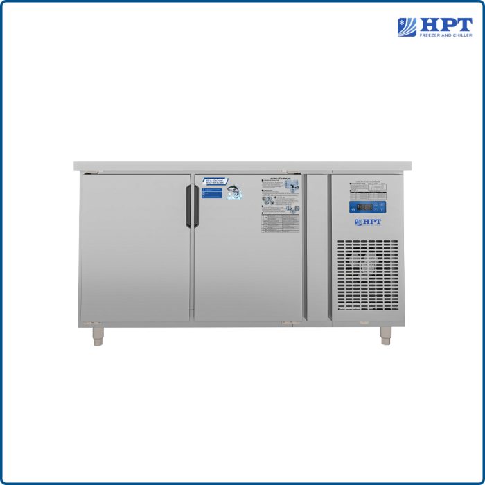 Tủ bàn đông quạt gió 2 cánh mở inox 1500x750x850