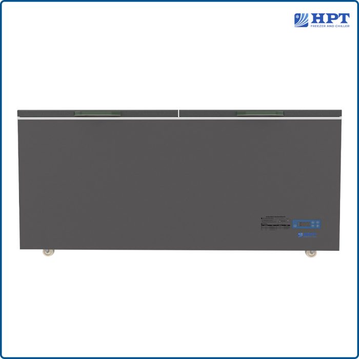 Tủ đông nằm trực tiếp 2 cánh inox 650L