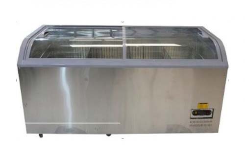 Tủ đông nằm trực tiếp 2 cánh kính cong 640L