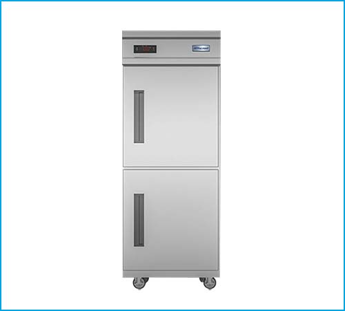 Tủ mát đứng quạt gió 2 cánh inox 600L